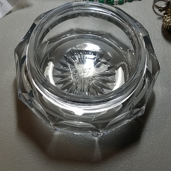 Vintage 1930's Heisey Glass Jeweled Ormolu Dresser Box - Picture 7 of 7